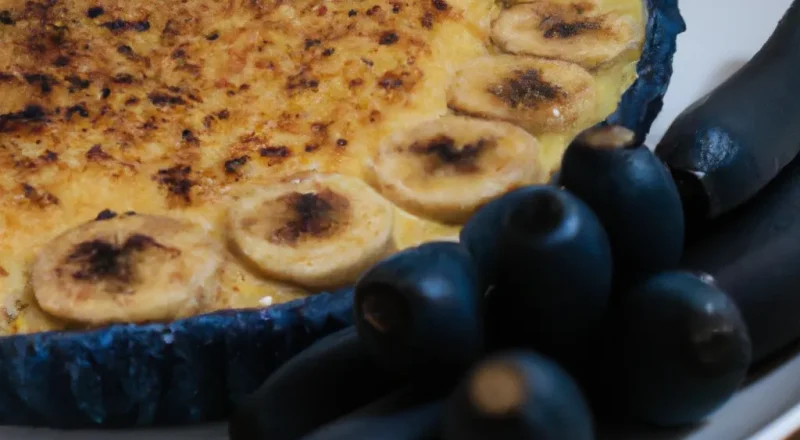 torta de banana na airfryer receita com mirtilo fica uma del cia 0ed25246