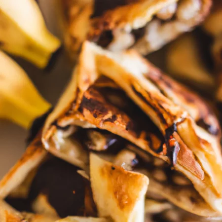 tortinha de massa folhada com banana e chocolate na airfryer 10f6dc4a