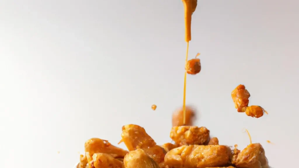 amendoim com mel e mostarda na airfryer a4247498